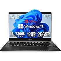 Amazon.co.jp: 【整備済み品】 富士通 ノートパソコン 極軽極薄